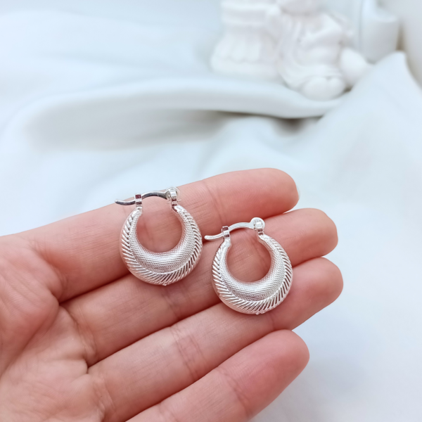 Argollas de Plata inflada - Image 2